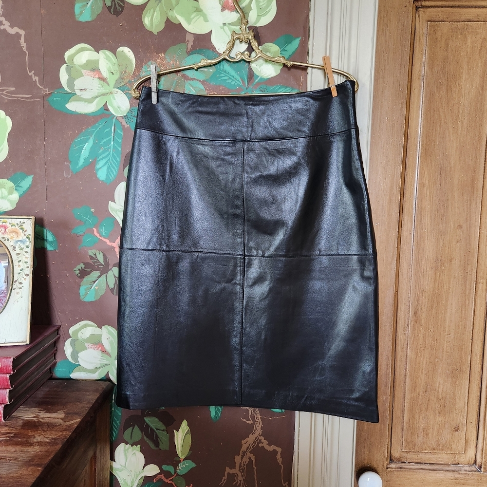 Vintage Black Midi Skirt